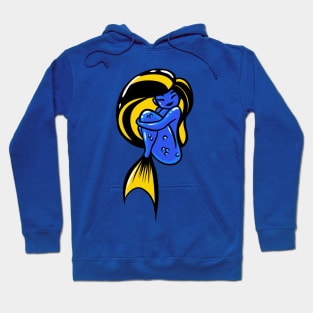 Blue Tang Mermaid Hoodie